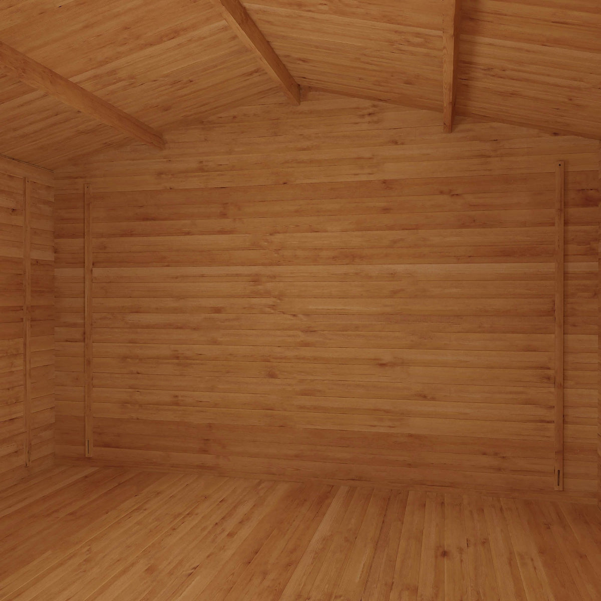 Adley 4m x 3m Lincoln Log Cabin - 28mm | Sheds.co.uk