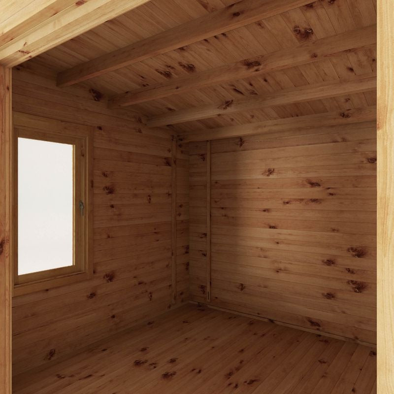 Adley 4m x 3m Taunton Log Cabin - 44mm | Sheds.co.uk