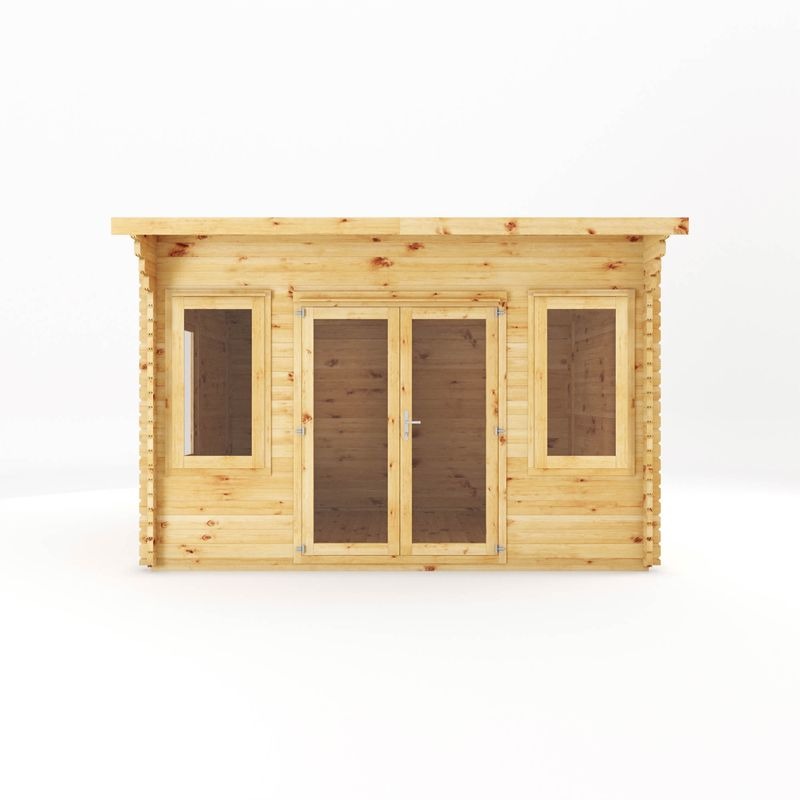 Adley 4m x 3m Taunton Log Cabin - 44mm | Sheds.co.uk