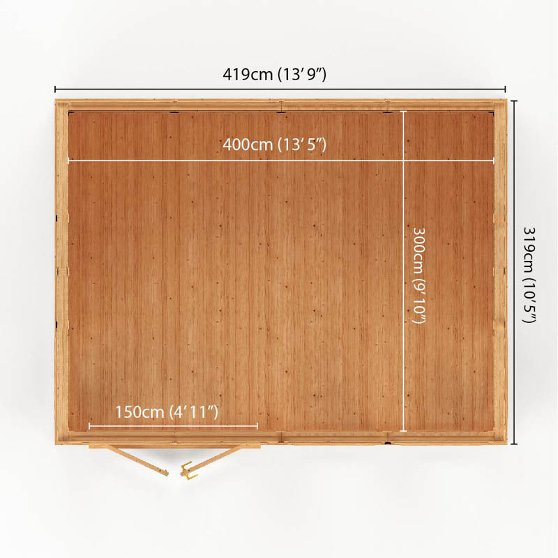Adley 4m x 3m Wilmcote Insulated Garden Room | Sheds.co.uk