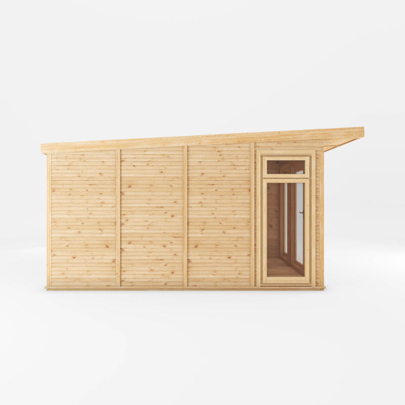 Adley 4m x 4m Insulated Garden Room With Side Shed | Sheds.co.uk
