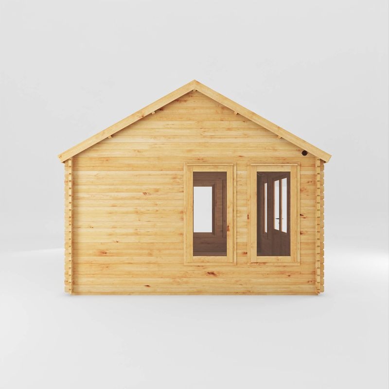 Adley 5.3m x 4m Echo Log Cabin - 44mm | Sheds.co.uk