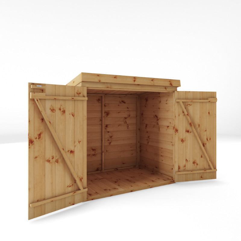 Adley 5' x 3' Tongue and Groove Pent Mower Store | Sheds.co.uk
