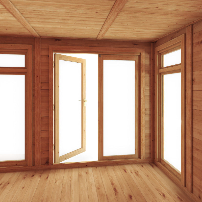 Adley 5m x 3m Insulated Garden Room With Side Shed | Sheds.co.uk