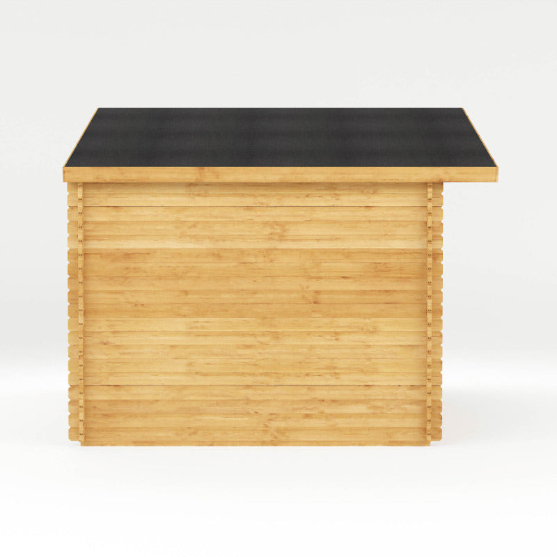 Adley 5m x 3m Lincoln Log Cabin - 28mm | Sheds.co.uk