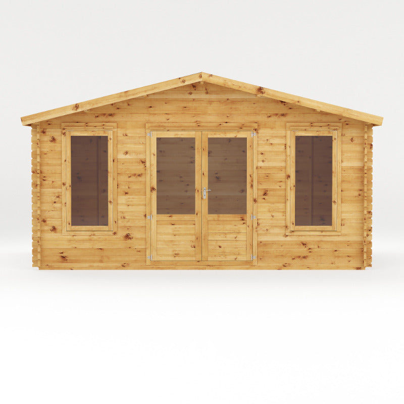 Adley 5m x 3m Lincoln Premium Log Cabin - 44mm | Sheds.co.uk