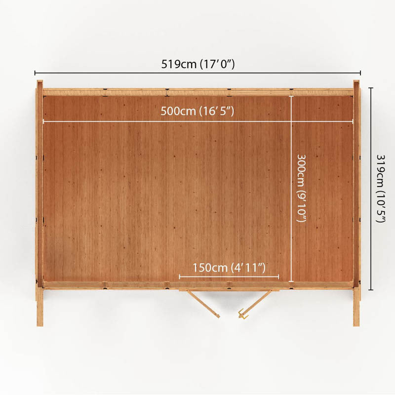 Adley 5m x 3m Tiddington Insulated Garden Room | Sheds.co.uk