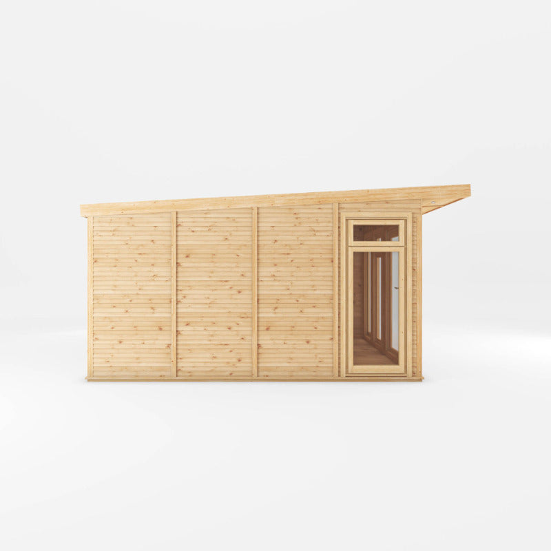 Adley 5m x 4m Insulated Garden Room With Side Shed | Sheds.co.uk