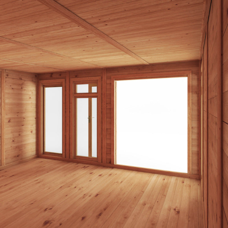 Adley 5m x 4m Insulated Garden Room With Side Shed | Sheds.co.uk