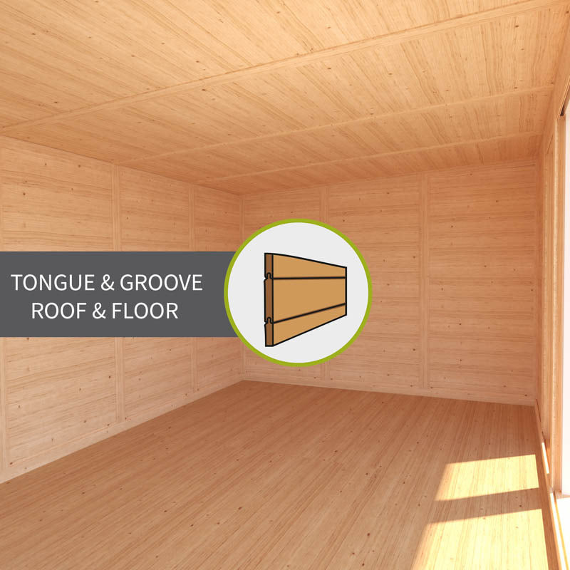 Adley 5m x 4m Wilmcote Insulated Garden Room | Sheds.co.uk