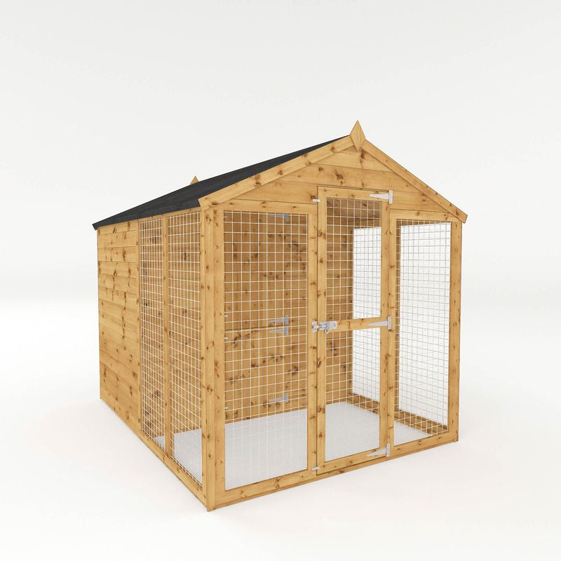 Adley 6' x 8' Superior Dog Kennel & Run | Sheds.co.uk