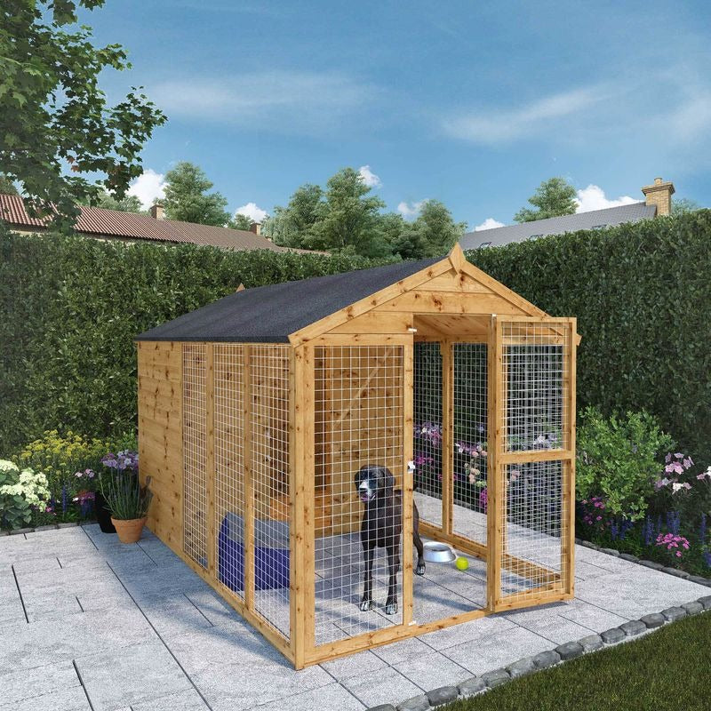 Adley 6' x 10' Superior Dog Kennel & Run | Sheds.co.uk