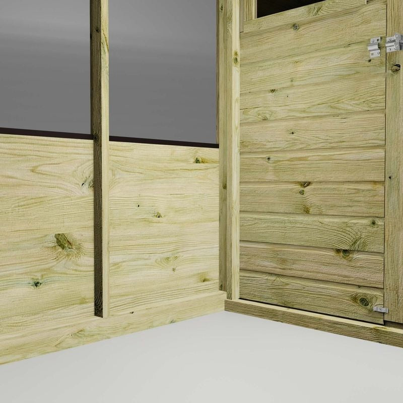 Adley 6' x 12' Budget Shiplap Greenhouse With a Shed | Sheds.co.uk