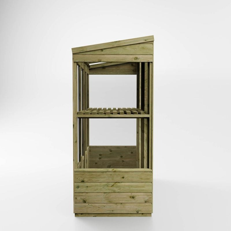 Adley 6' x 3' Wooden Tall Wall Greenhouse | Sheds.co.uk