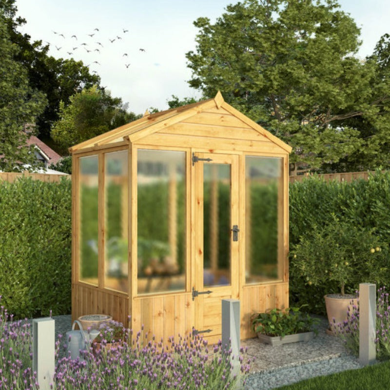 6 x 4 Lumberjack Premium Apex Wooden Greenhouse