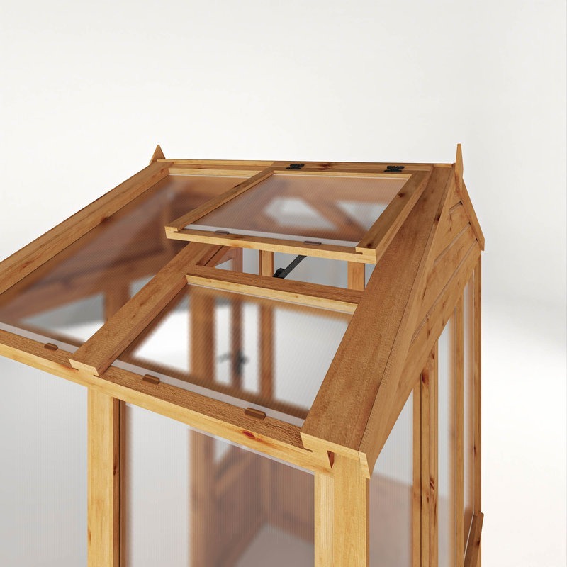 Adley 6' x 4' Lumberjack Premium Apex Wooden Greenhouse | Sheds.co.uk