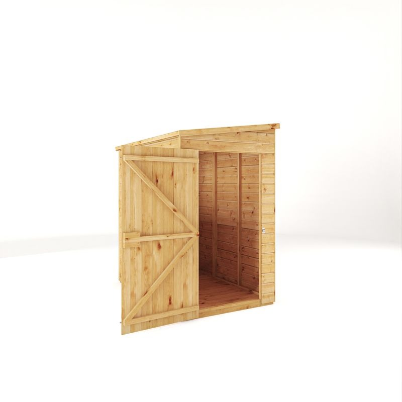 Adley 6' x 4' Lumberjack Premium Shiplap Modular Pent Shed | Sheds.co.uk