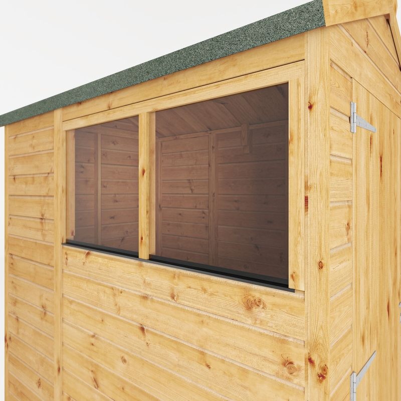 Adley 6' x 4' Lumberjack Premium Shiplap Modular Apex Shed | Sheds.co.uk