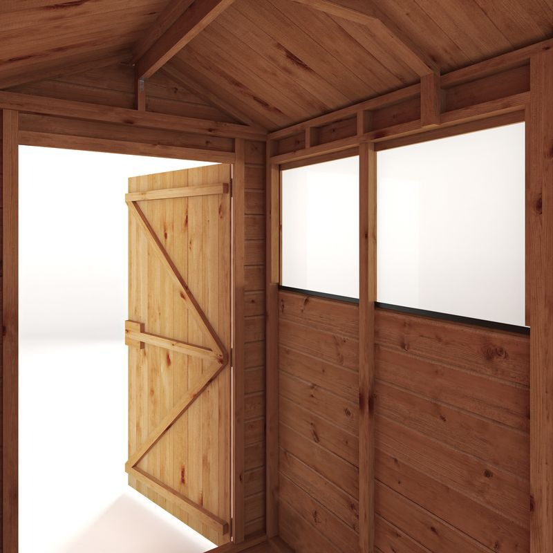 Adley 6' x 4' Lumberjack Premium Shiplap Modular Apex Shed | Sheds.co.uk