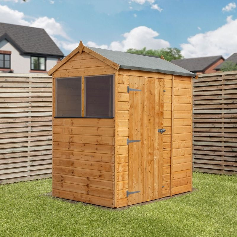 Adley 6' x 4' Premium Shiplap Modular Apex Shed | Sheds.co.uk