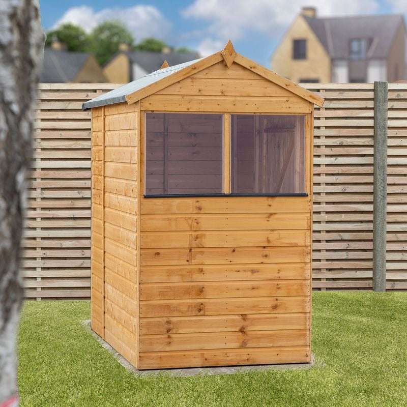 Adley 6' x 4' Premium Shiplap Modular Apex Shed | Sheds.co.uk