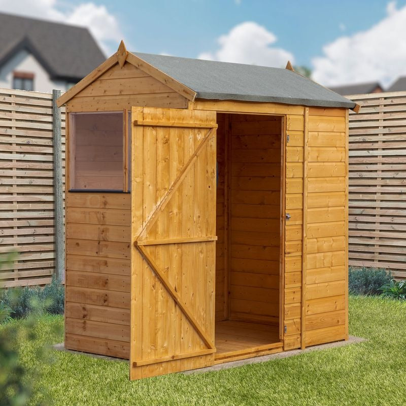 Adley 6' x 4' Premium Shiplap Modular Apex Shed | Sheds.co.uk