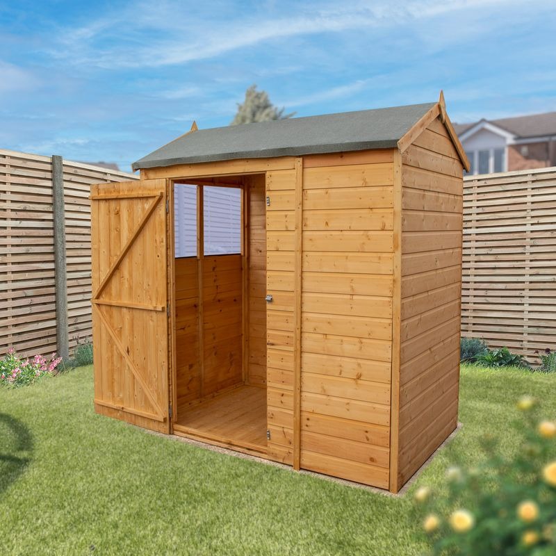 Adley 6' x 4' Premium Shiplap Modular Apex Shed | Sheds.co.uk