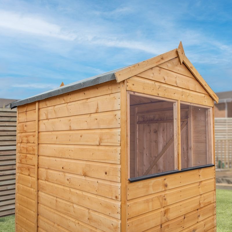 Adley 6' x 4' Premium Shiplap Modular Apex Shed | Sheds.co.uk