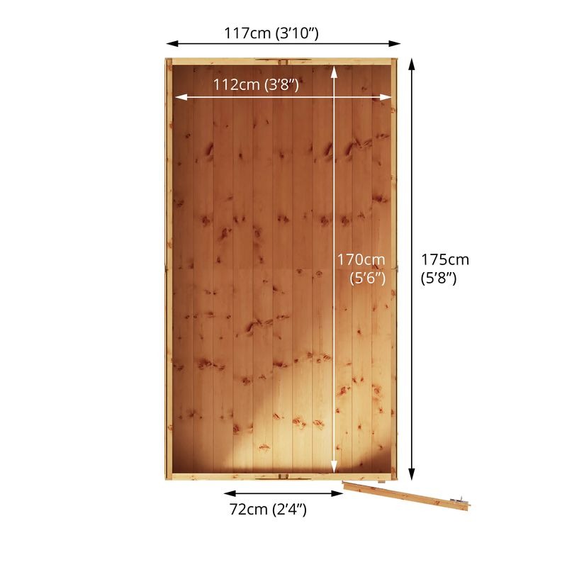 Adley 6' x 4' Premium Shiplap Modular Apex Shed | Sheds.co.uk