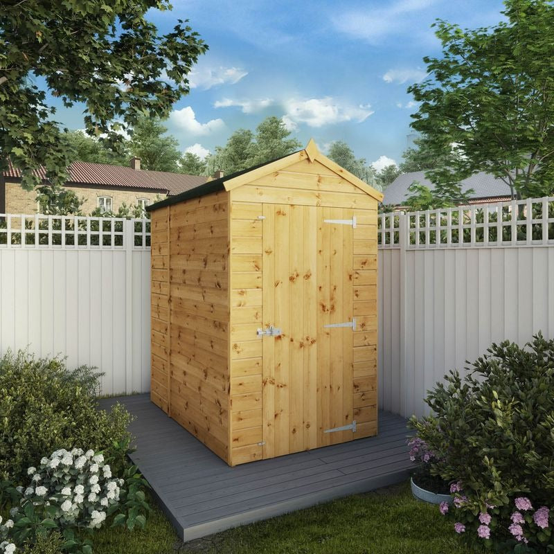 Adley 6' x 4' Premium Shiplap Modular Apex Shed | Sheds.co.uk