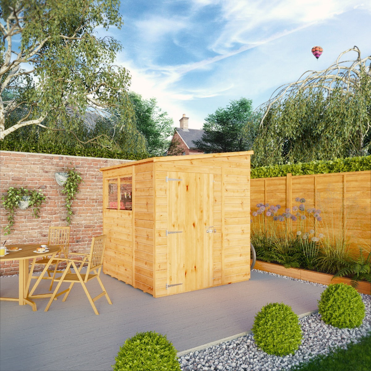 6 x 6 Lumberjack Premium Shiplap Modular Pent Shed