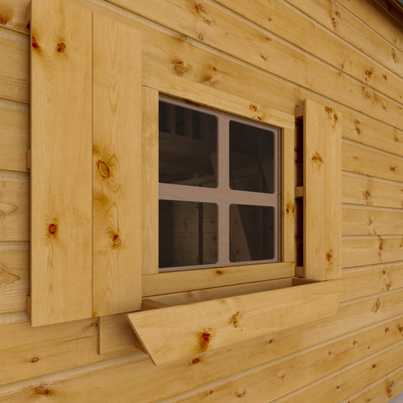 Adley 7' x 5' Jellytot Two Storey Cottage Playhouse | Sheds.co.uk