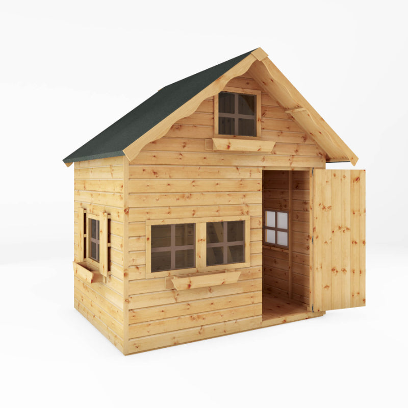 Adley 7' x 5' Jellytot Two Storey Cottage Playhouse | Sheds.co.uk