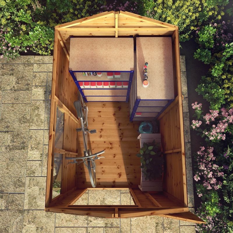 Adley 7' x 5' Premium Shiplap Modular Apex Shed | Sheds.co.uk