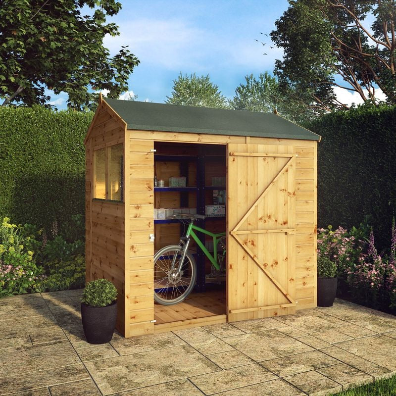 Adley 7' x 5' Premium Shiplap Modular Apex Shed | Sheds.co.uk