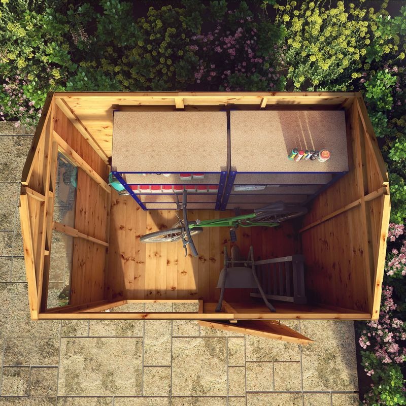 Adley 7' x 5' Premium Shiplap Modular Apex Shed | Sheds.co.uk