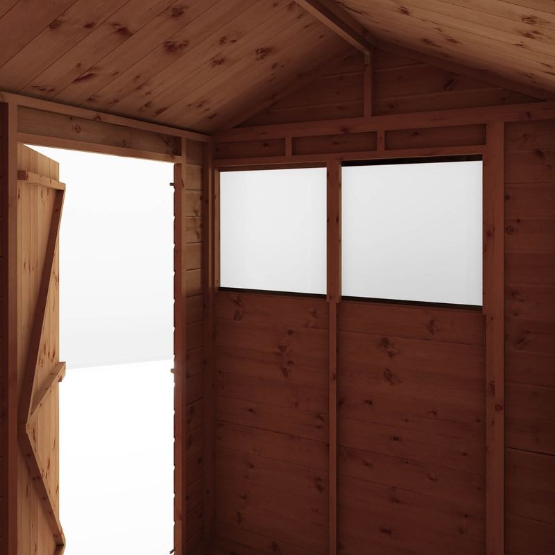 Adley 7' x 5' Premium Shiplap Modular Apex Shed | Sheds.co.uk