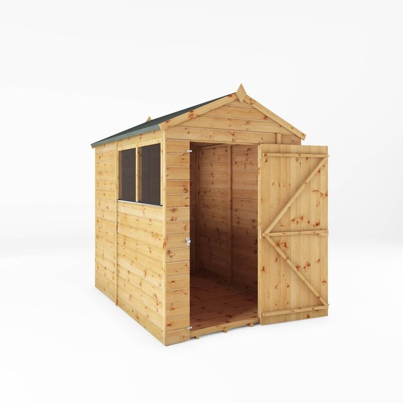 Adley 7' x 5' Premium Shiplap Modular Apex Shed | Sheds.co.uk