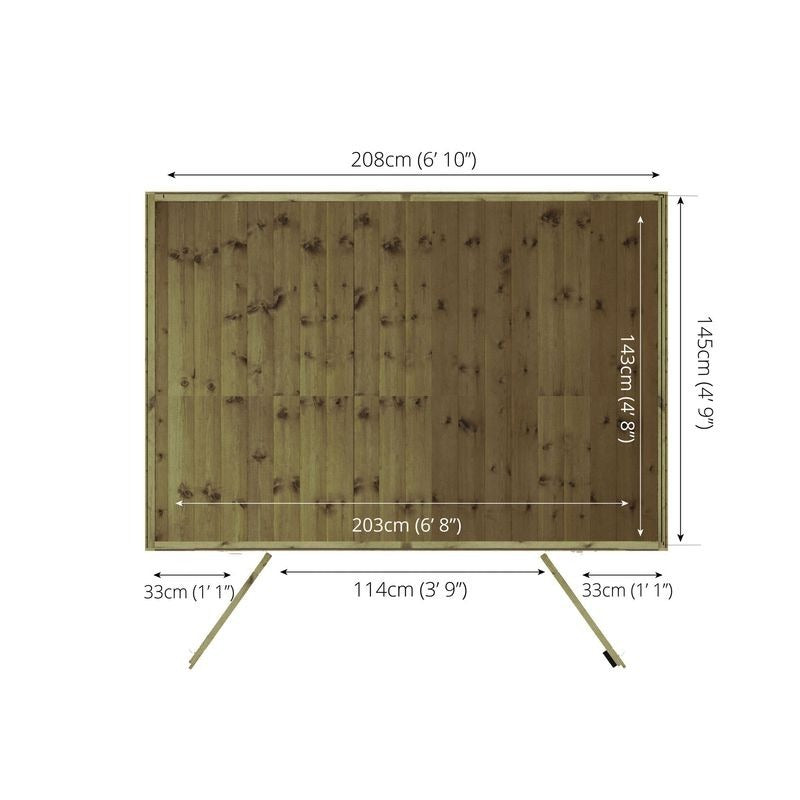 Adley 7' x 5' Traditional Summer House | Sheds.co.uk