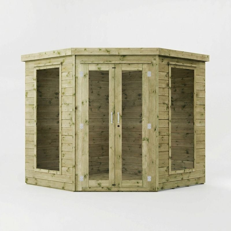 Adley 7' x 7' Chelsea Deluxe Corner Summer House | Sheds.co.uk