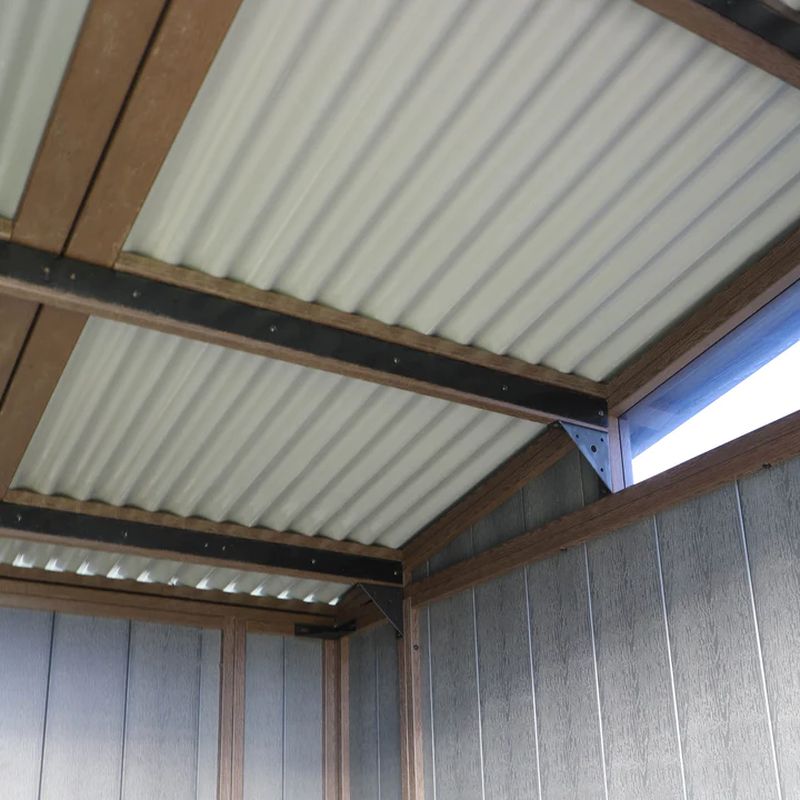 Adley 7' x 7' Premium Composite Double Door Pent Shed | Sheds.co.uk