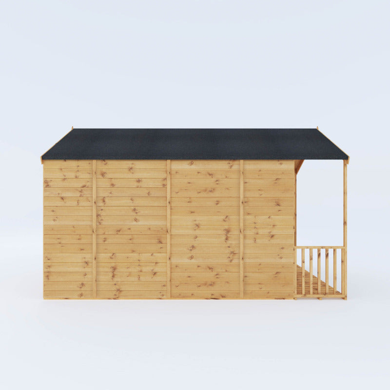 Adley 8' x 12' Premium Traditional Summer House With Veranda | Sheds.co.uk