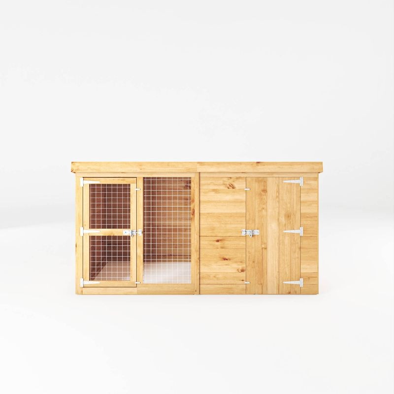 Adley 8' x 4' Dog Kennel & Run | Sheds.co.uk