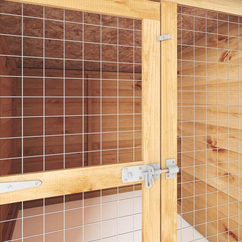 Adley 8' x 4' Dog Kennel & Run | Sheds.co.uk