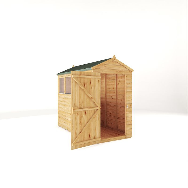 Adley 8' x 4' Lumberjack Premium Shiplap Modular Apex Shed | Sheds.co.uk