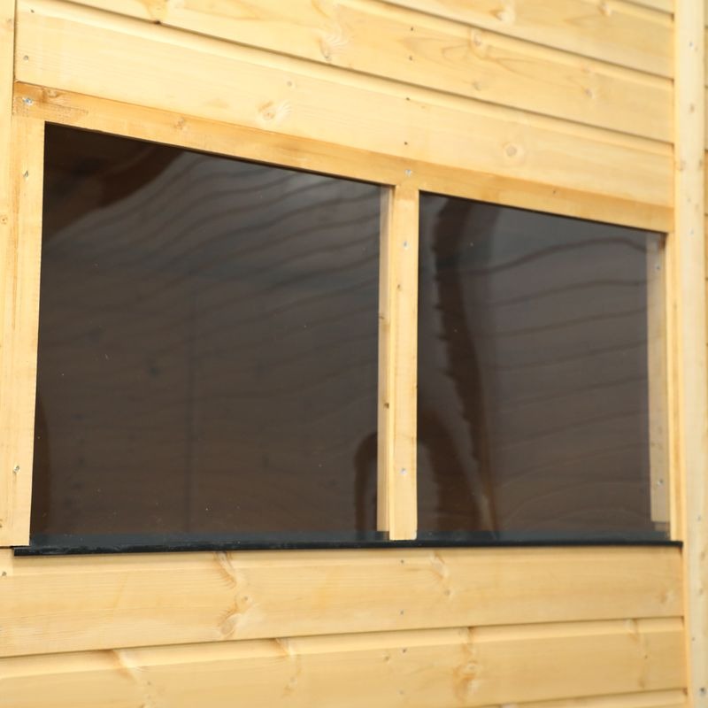 Adley 8' x 4' Lumberjack Premium Shiplap Modular Pent Shed | Sheds.co.uk