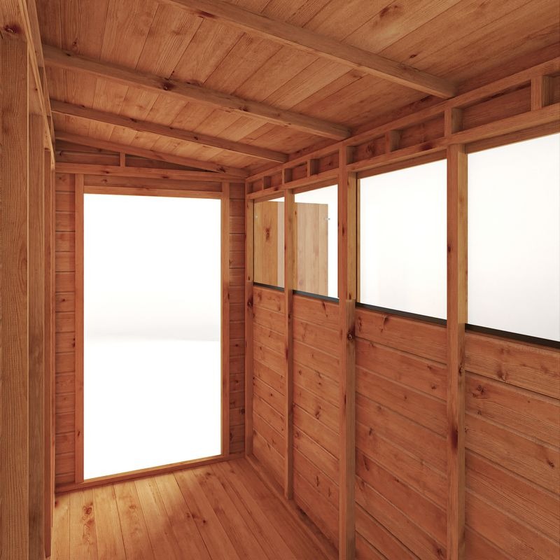Adley 8' x 4' Lumberjack Premium Shiplap Modular Pent Shed | Sheds.co.uk