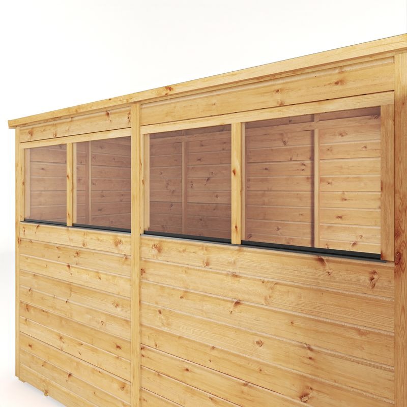 Adley 8' x 4' Lumberjack Premium Shiplap Modular Pent Shed | Sheds.co.uk