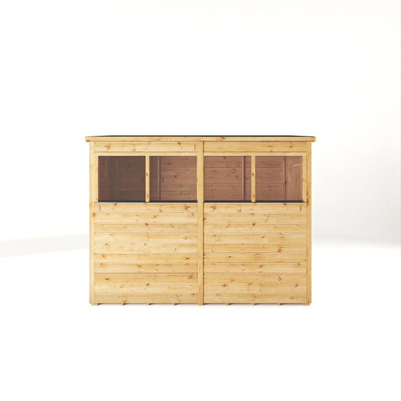 Adley 8' x 4' Lumberjack Premium Shiplap Modular Pent Shed | Sheds.co.uk