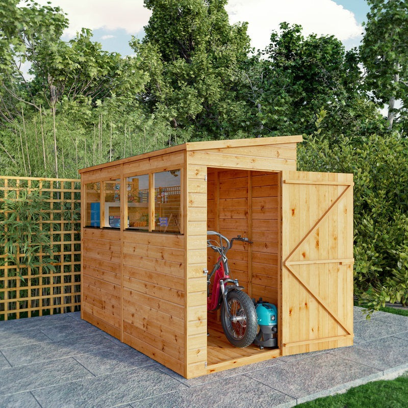 Adley 8' x 4' Modular Shiplap Pent Shed | Sheds.co.uk